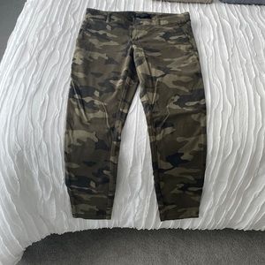 Banana Republic Camo Sloan Pants (Slightly Cropped)